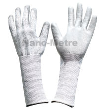 NMSAFETY long cuff anti- cut resistant use with long anti cut cuff safety gloves